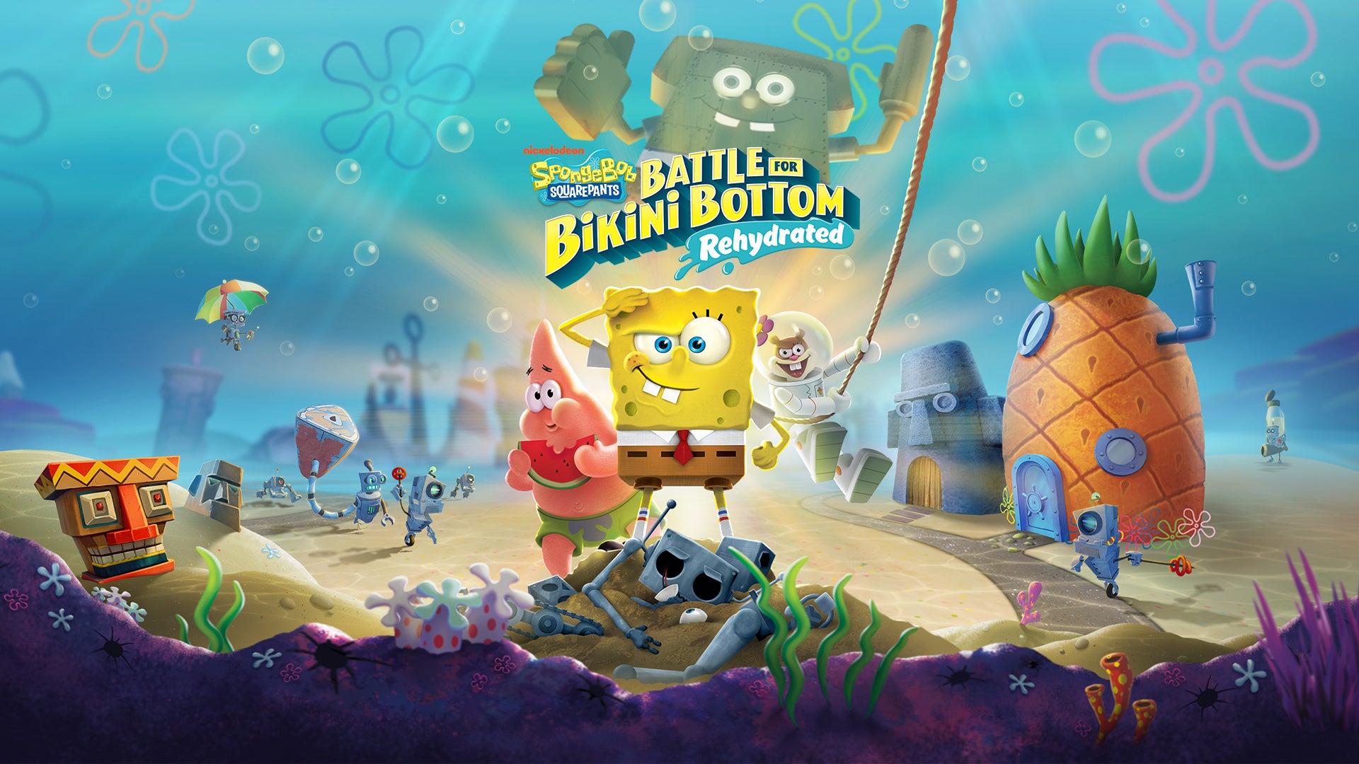 Spongebob battle for bikini bottom rehydrated ps4 sale digital