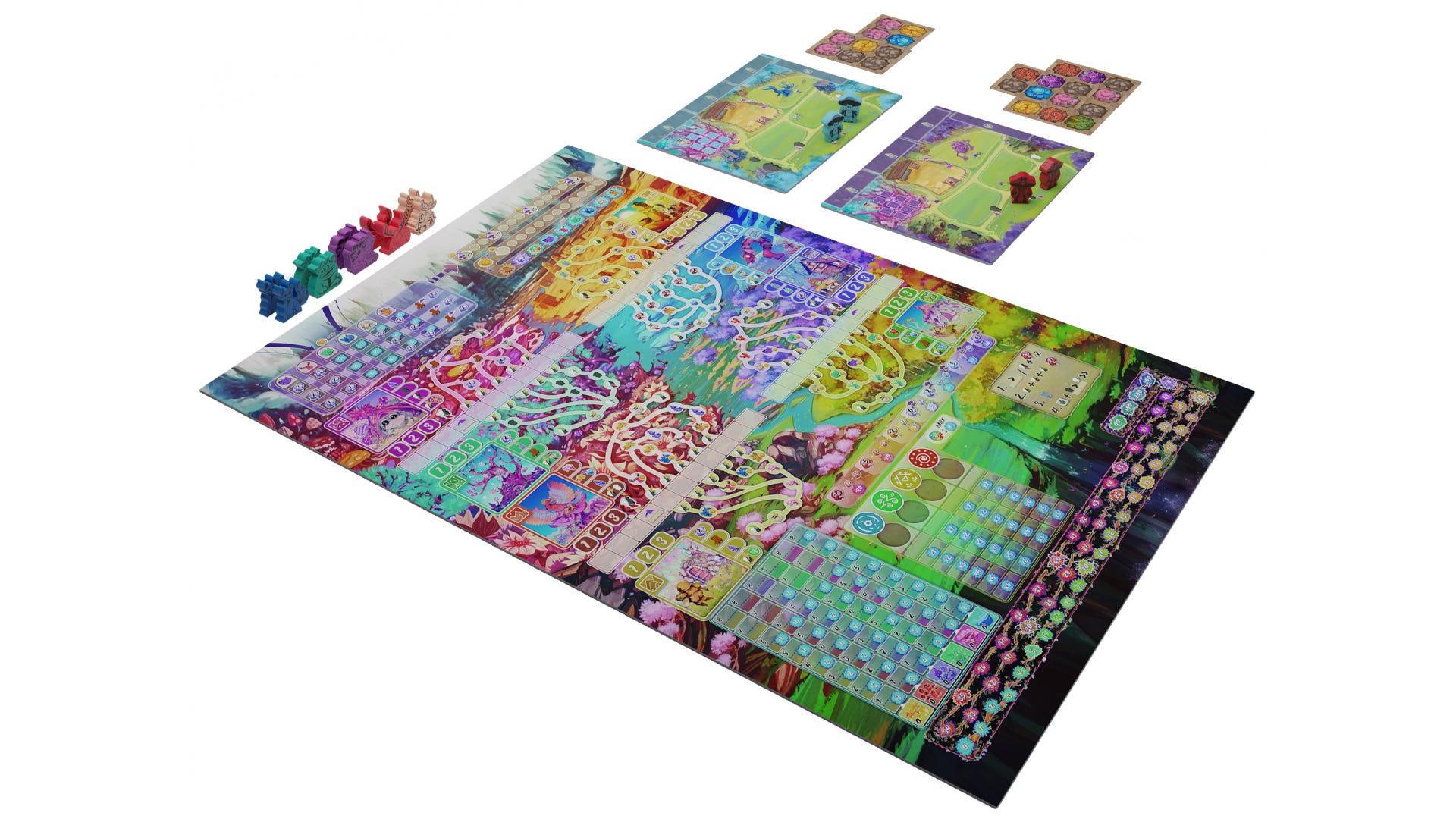 Arborea is a Ghibliesque board game about woodland spirits