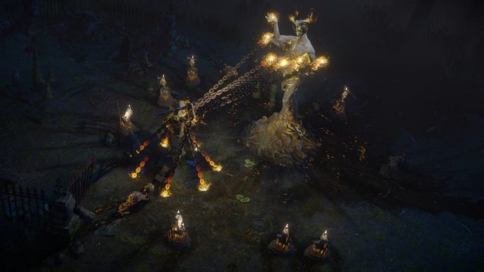 An Archnemesis Statue in Path of Exile: Siege of the Atlas