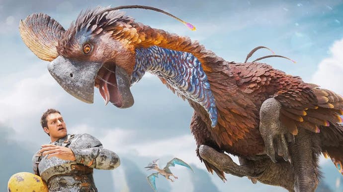 Survival Ascended's new Gigantoraptor.