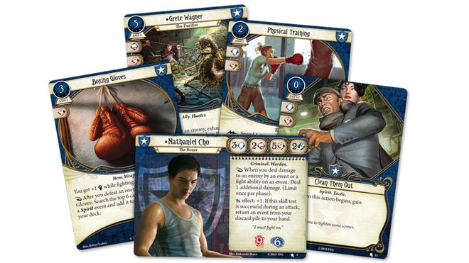 Arkham Horror: The Card Game Nathaniel Cho card fan