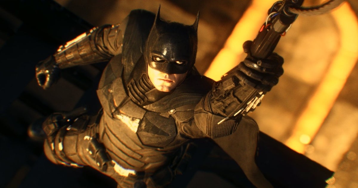 Robert Pattinson’s suit appears briefly in the 8-year-old Batman: Arkham Knight