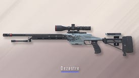 A flashy sniper rifle from Counter-Strike 2