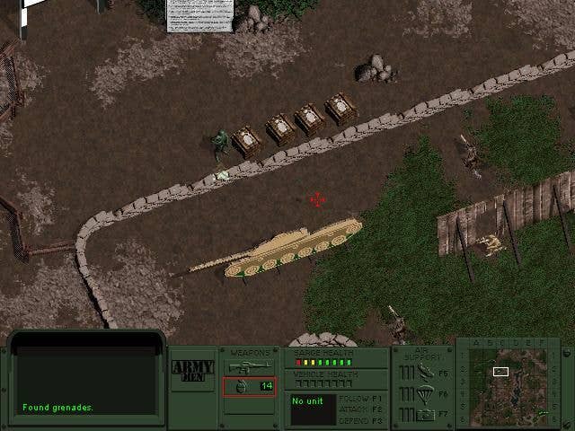 Army Men Rts Cheats Codes
