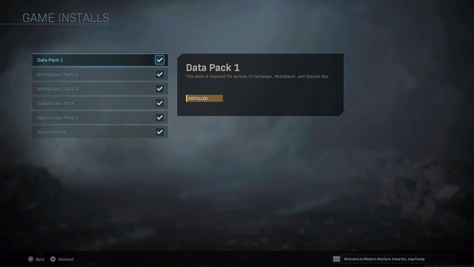 why does it tell me to install warzone DLC pack even after I installed it?  on ps4 : r/CODWarzone