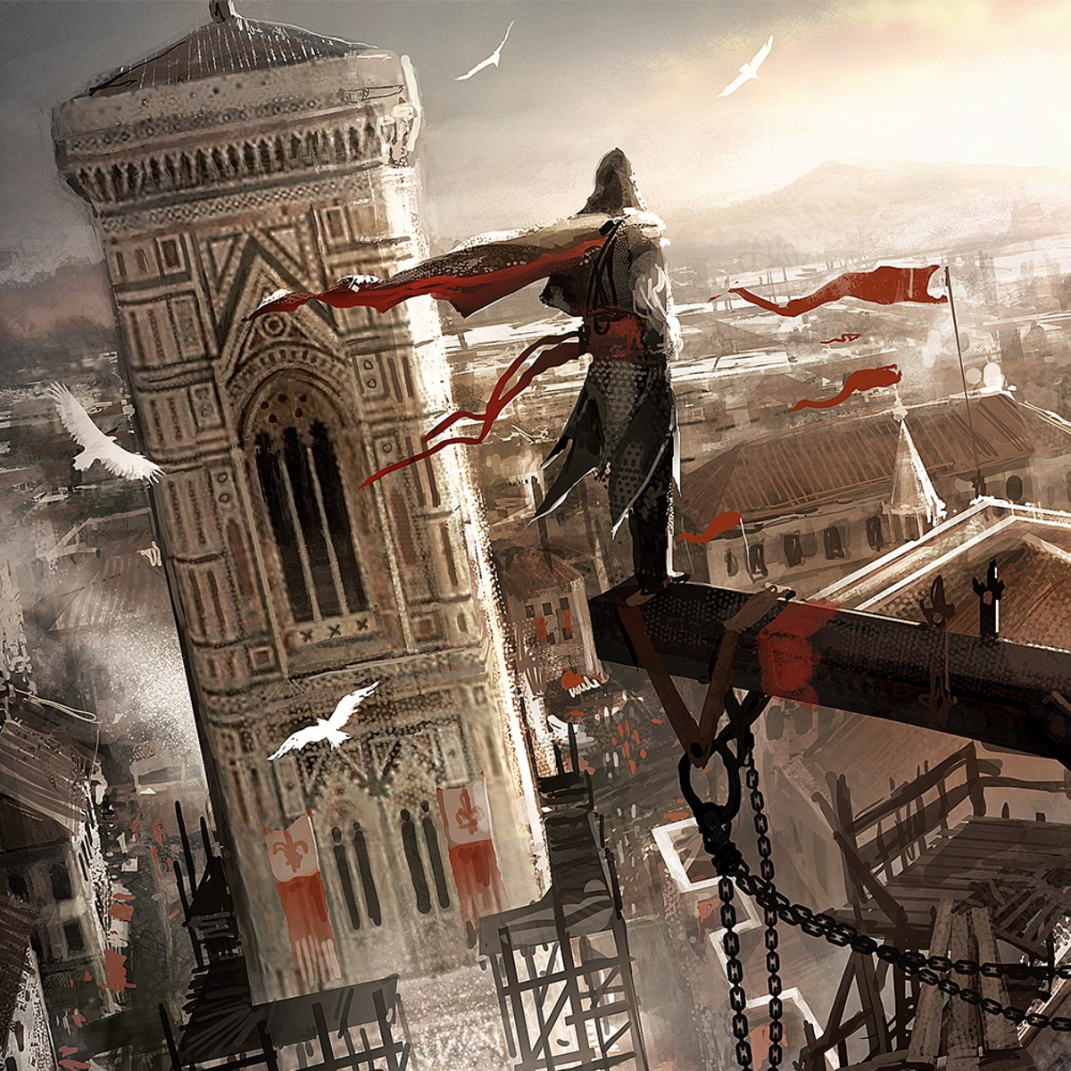assassin's creed 2 concept art, highly detailed