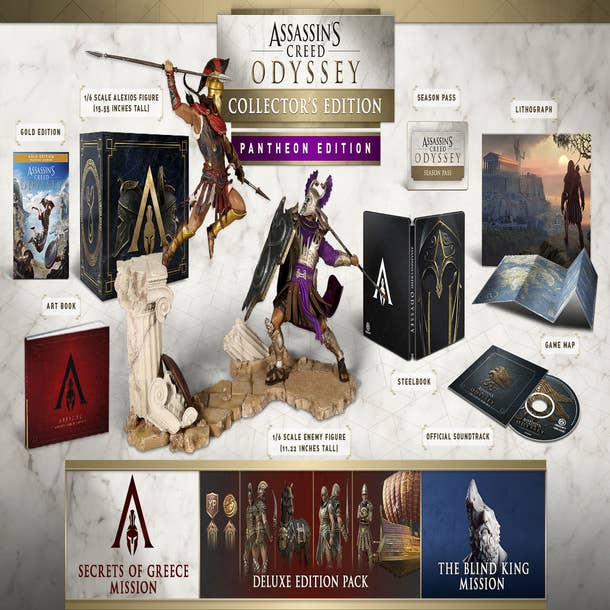  Assassin's Creed Odyssey Deluxe Edition - PlayStation 4 :  Ubisoft: Video Games