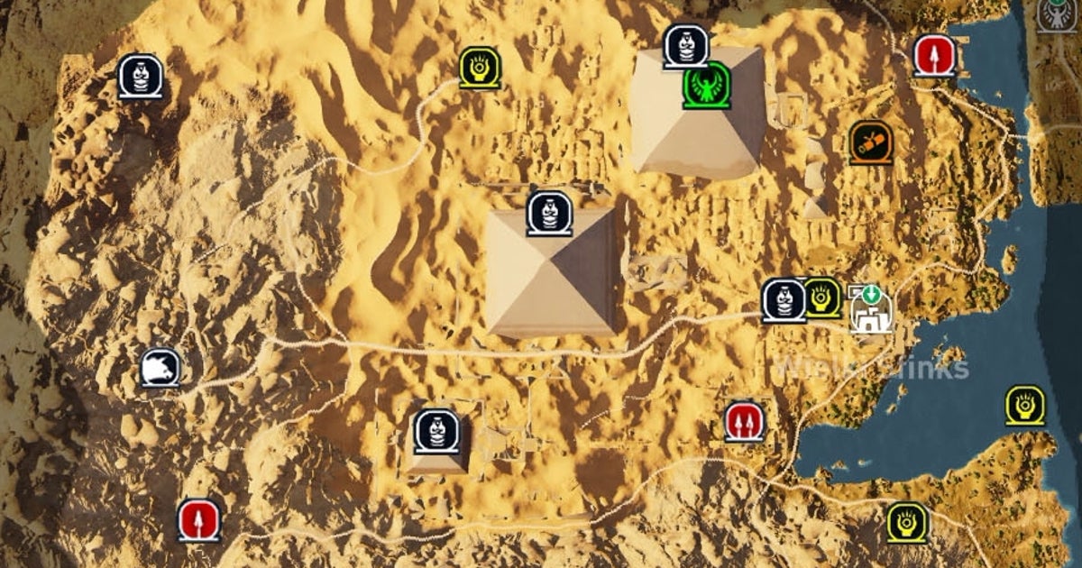 Origns Map Assassin's Creed Origins - Giza: mapa | Eurogamer.pl