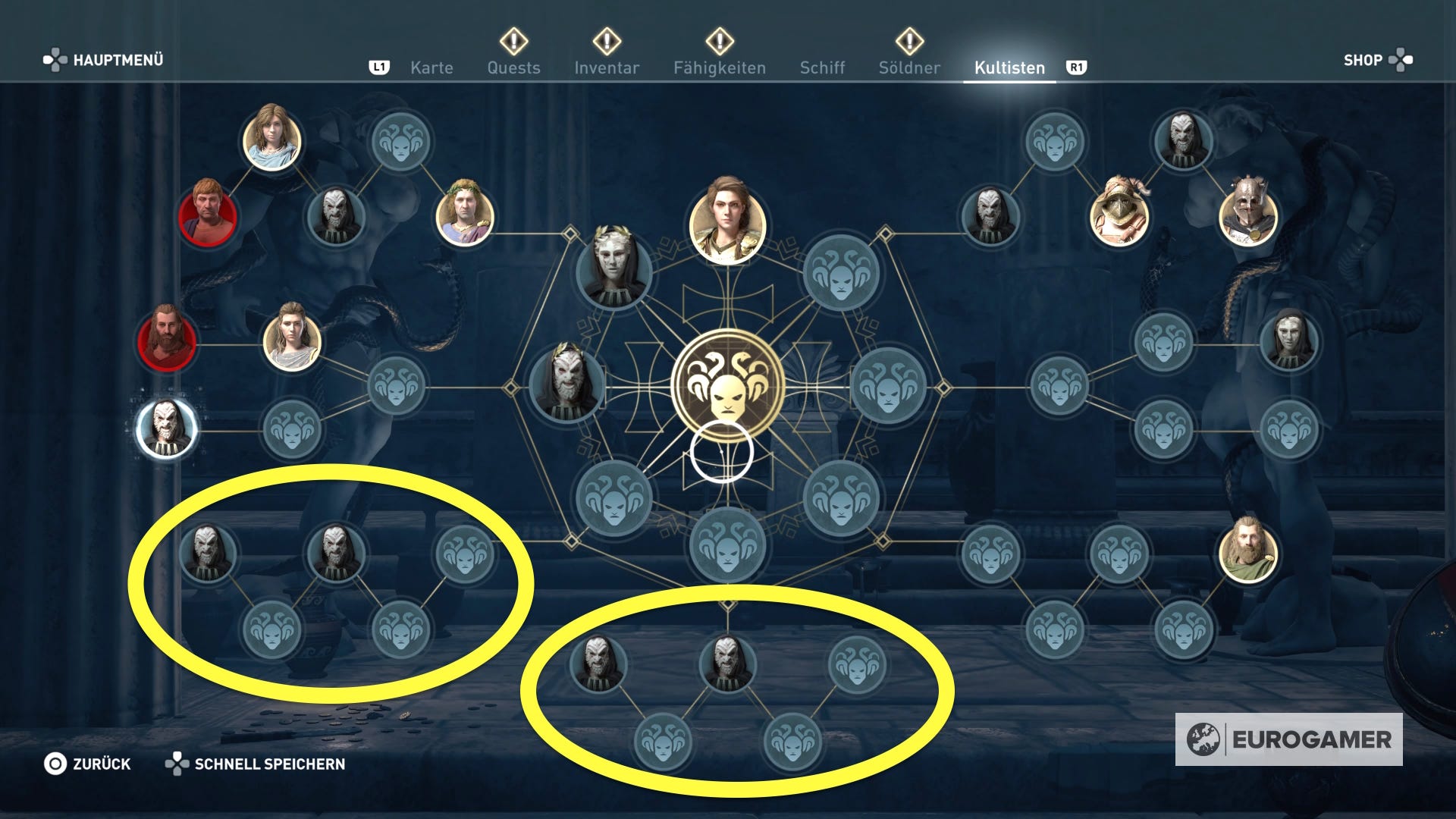 Assassins Creed Odyssey Orden Der Herrschaft Assassin's Creed Odyssey: Alle Kultisten und wo ihr sie findet