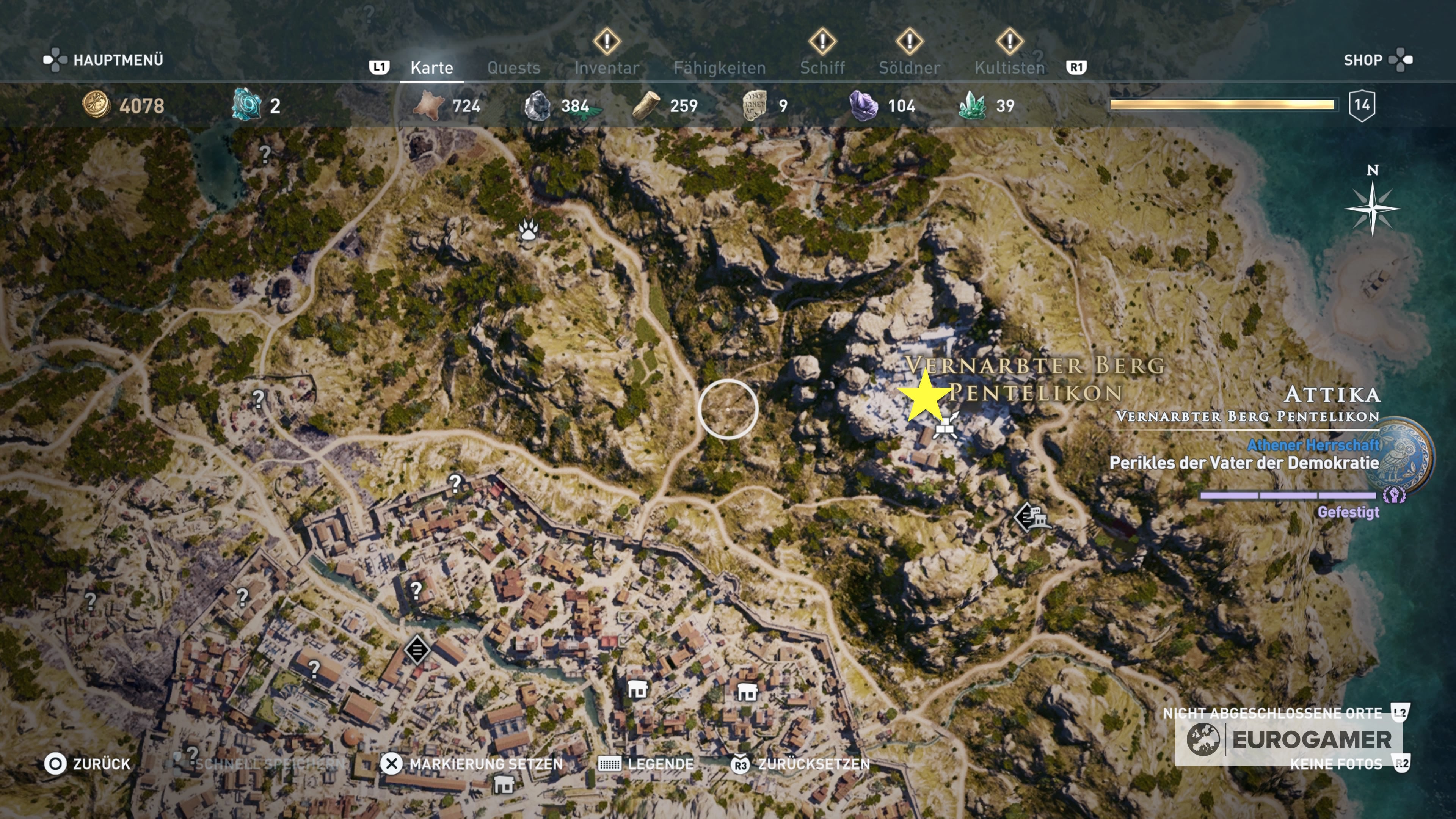 Assassin's Creed Odyssey Orden Der Herrschaft Standorte Assassin's Creed Odyssey: Alle Ostrakon-Rätsel in Attika | Eurogamer.de