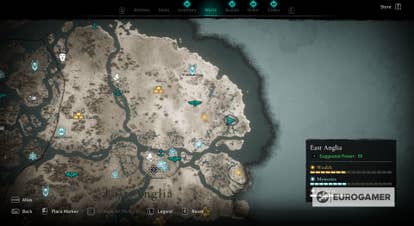 Mapa interativo de Assassin's Creed Valhalla mostra a localização