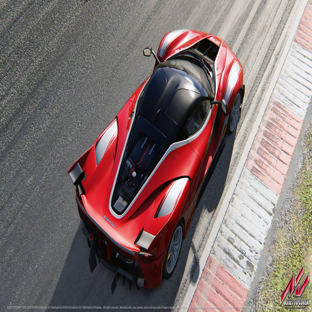 Assetto Corsa PS4 gameplay - Ferrari FXX K hot lap 
