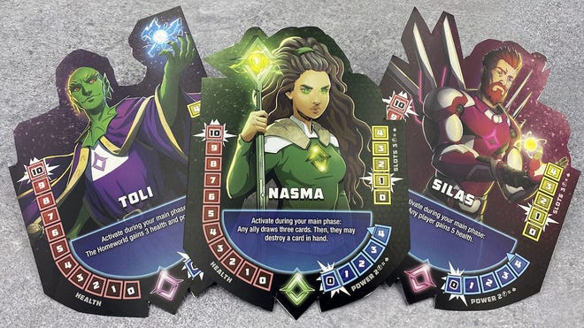 Astro Knights playable boards