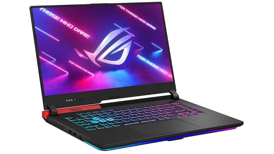 A photo of the Asus ROG Strix G513QM gaming laptop