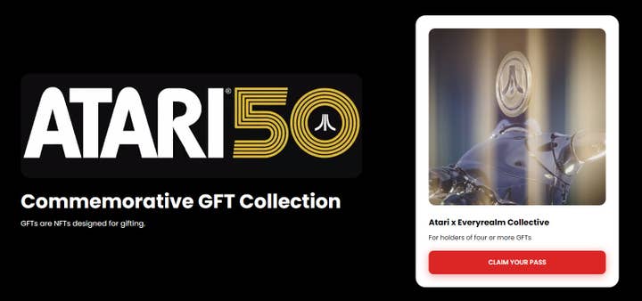 Ad for Atari 50 Commemorative GFT Collection with an explanation tagling saying 