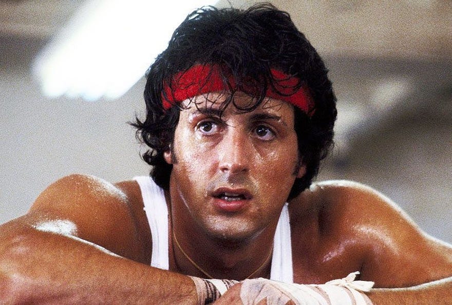 Still image of Sylvester Stallone as Rocky