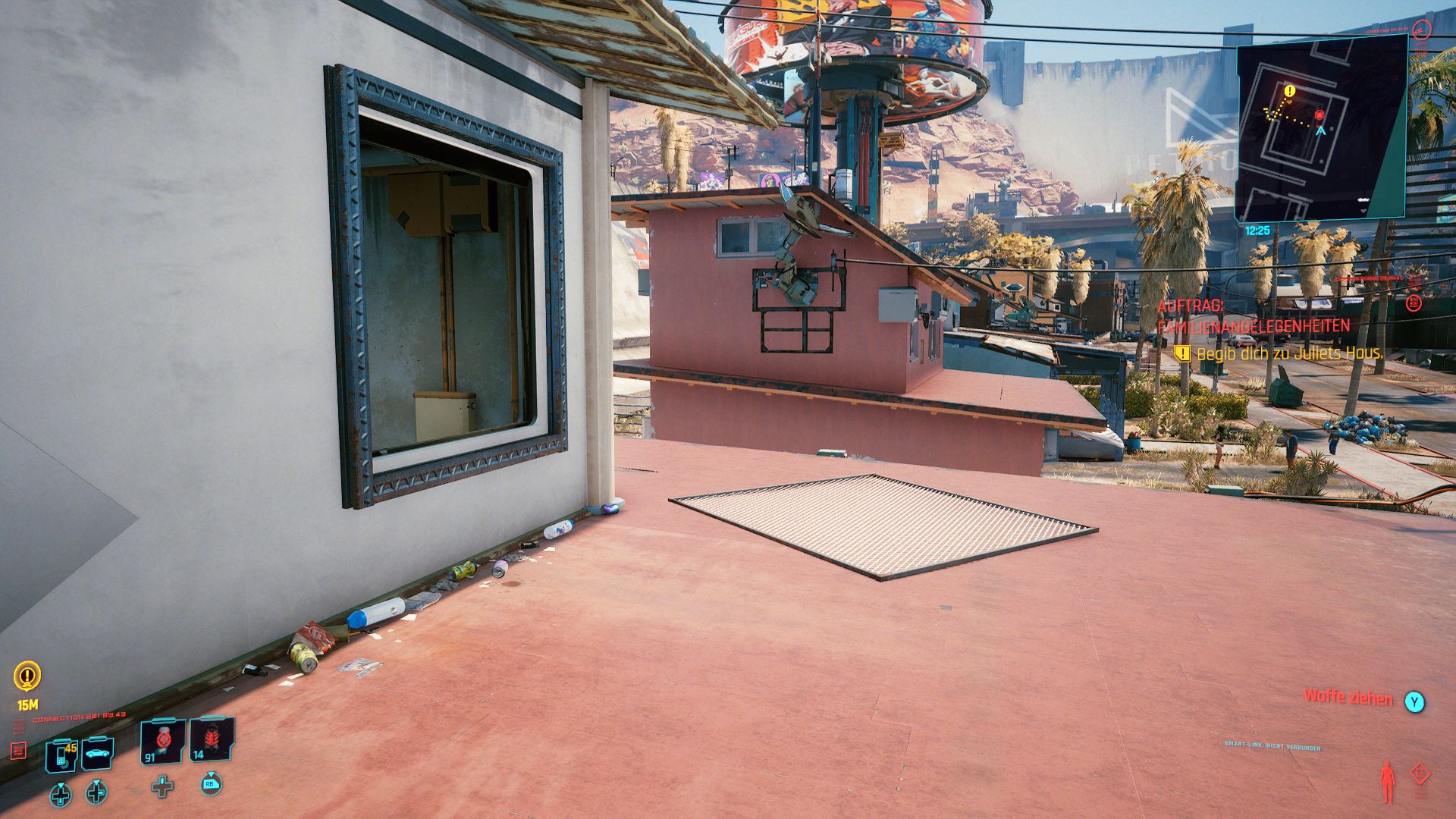 Cyberpunk 2077 Familienangelegenheiten (Auftrag) ZetatechDatenSplitter und Juliet Horrigan