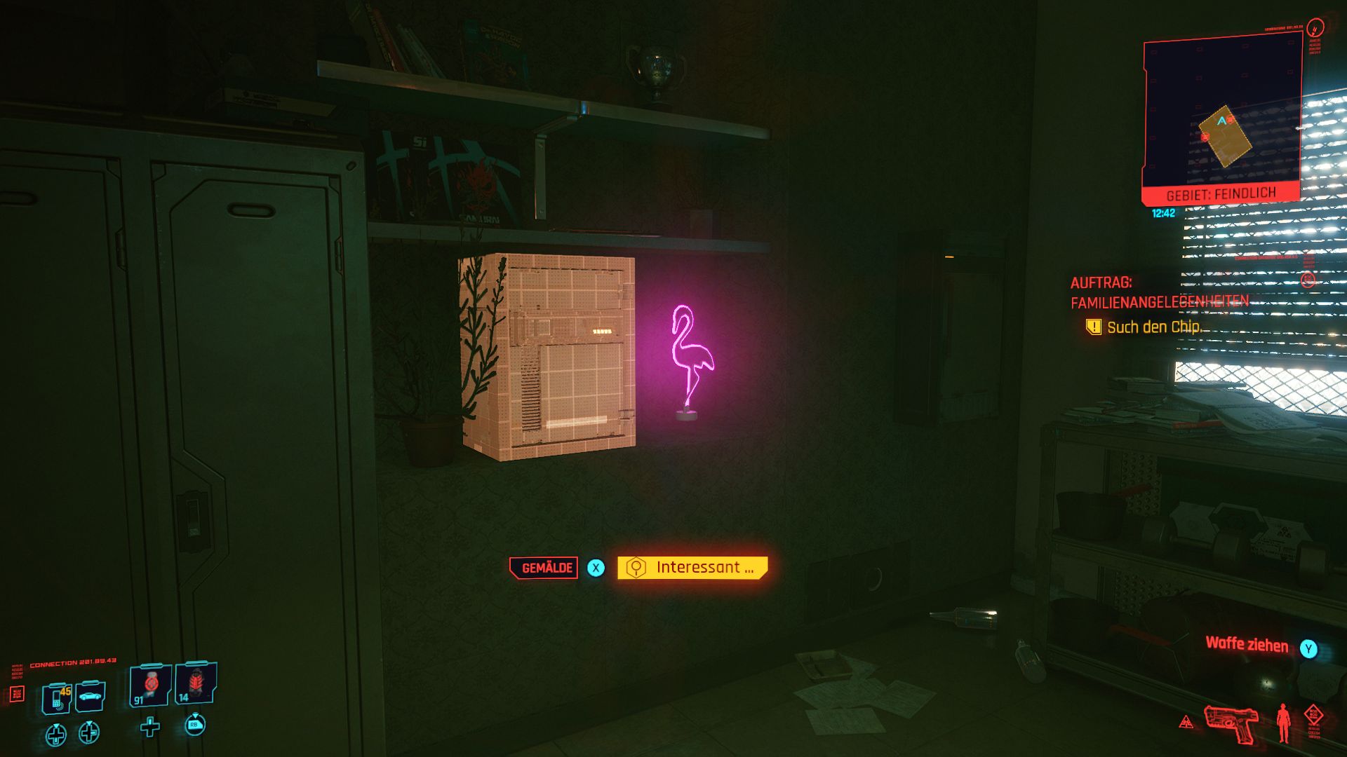 Cyberpunk 2077 Familienangelegenheiten (Auftrag) ZetatechDatenSplitter und Juliet Horrigan