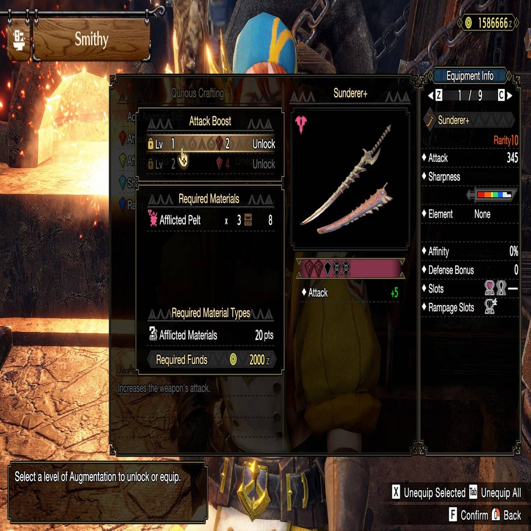Nexus Mods - Granular Qurious Crafting allows you to select which effects  are re-rolled when rolling armor augments in #MonsterHunterRise