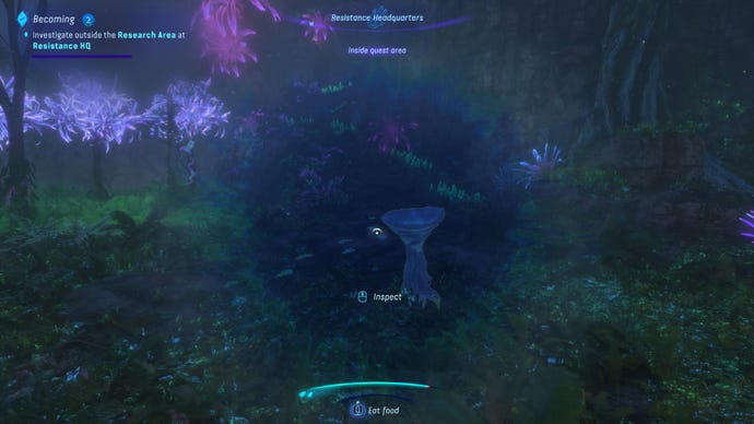 Image of an investigation point in Avatar: Frontiers Of Pandora