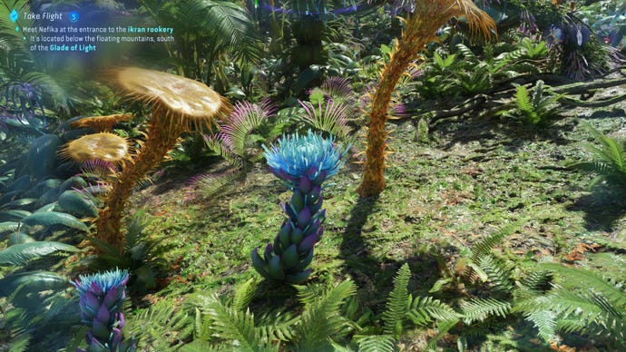 Image of a Mist Bloom plant in Avatar: Frontiers Of Pandora