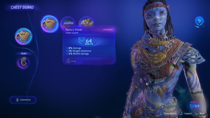 Image of Neytu's Shawl in Avatar: Frontiers Of Pandora