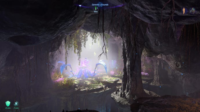 Recensione di Avatar: Frontiers of Pandora: queste frontiere vi annoieranno 2 A lovely plant that'll grant you Ancestor Skills in Avatar: Frontiers Of Pandora.