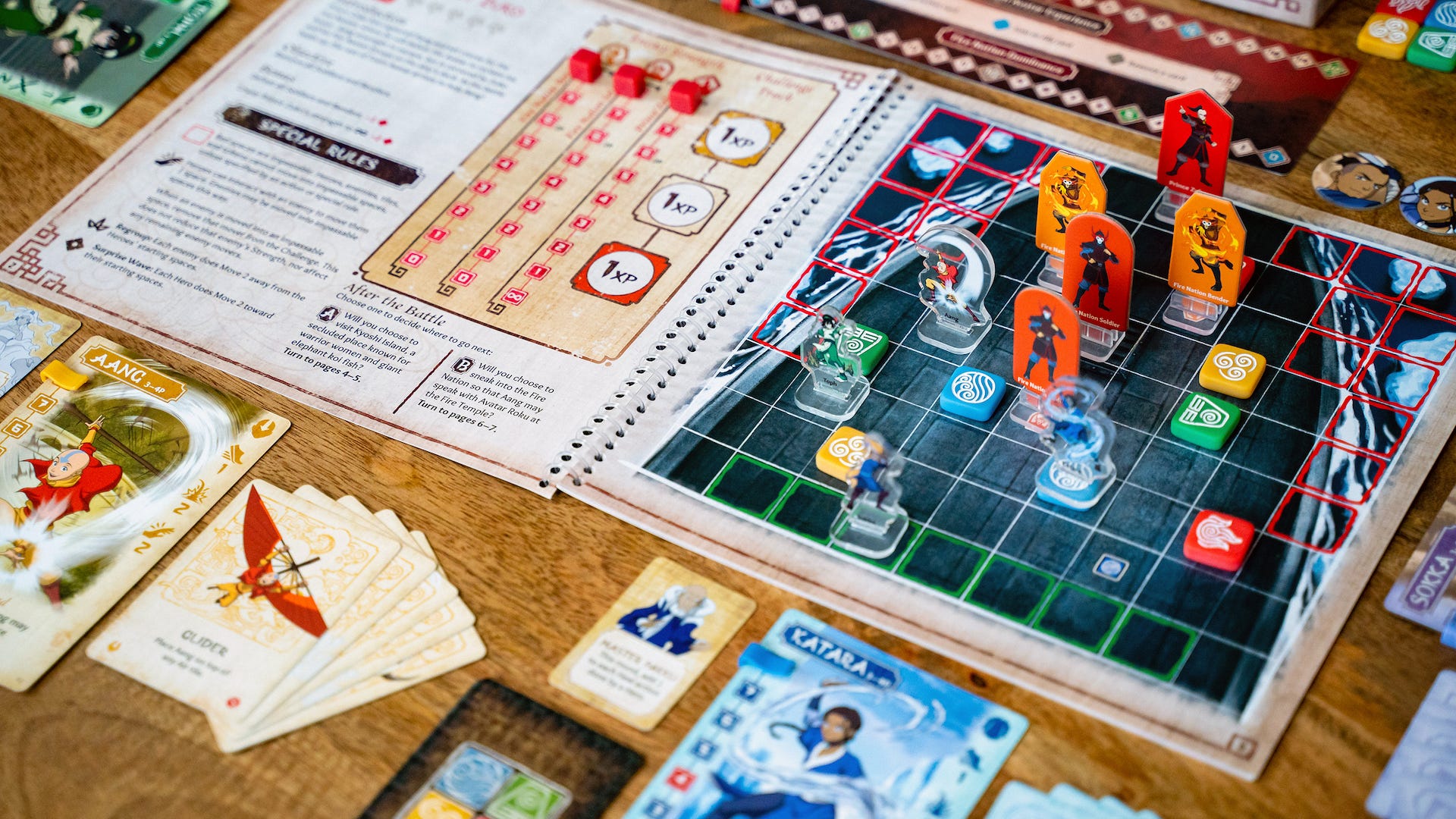 Crossroads of Destiny retells the story of Team Avatar through a board