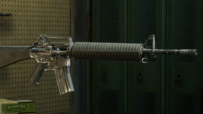 M16 assault rifle in the Back 4 Blood armory