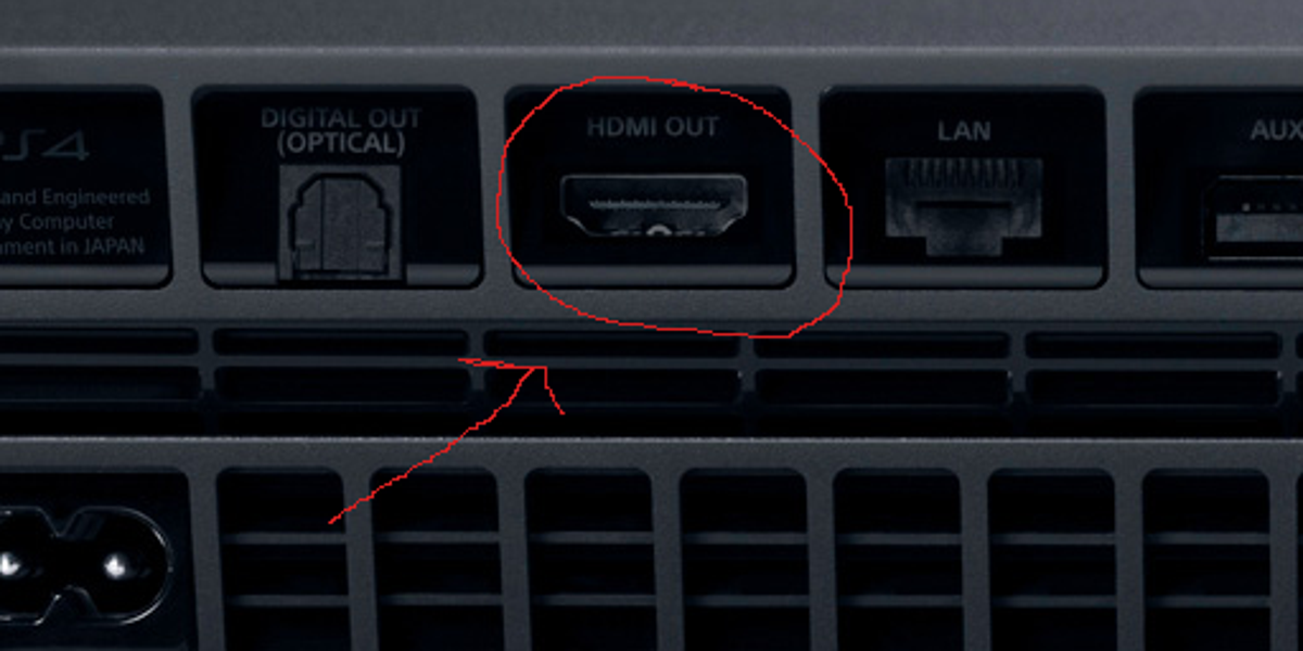 Ports Playstation Aux Output Ps4 Slim Audio Jack Ps4 Console Ps4