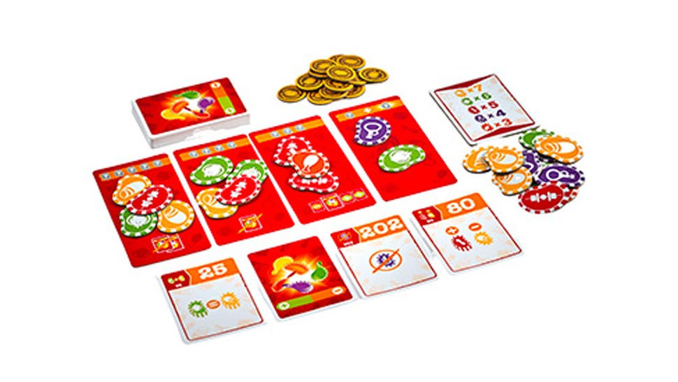 An image of the Bag of Chips board game being played.