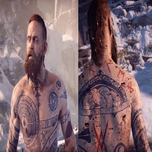 God of War Ragnarok Player Notices Interesting Detail on Tyr's Tattoos
