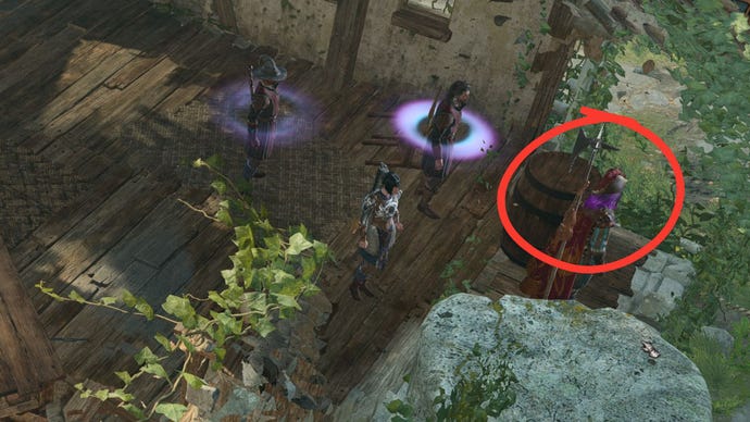 Highcliff's Journal location in the Blighted Village in Baldur's Gate 3.