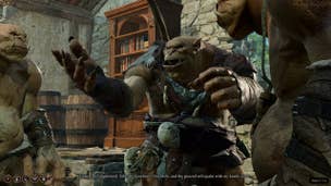 Lump the Enlightened speaking to other ogres in Baldur's Gate 3