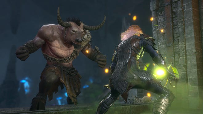 An image of a Minotaur from Baldur's Gate 3.