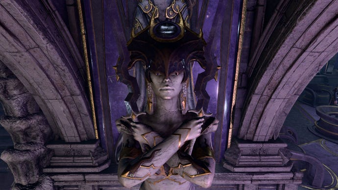 A statue of Shar in Nocturne's room in Baldur's Gate 3
