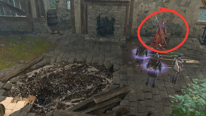 Old Key to the cellar entrance in Baldur's Gate 3.