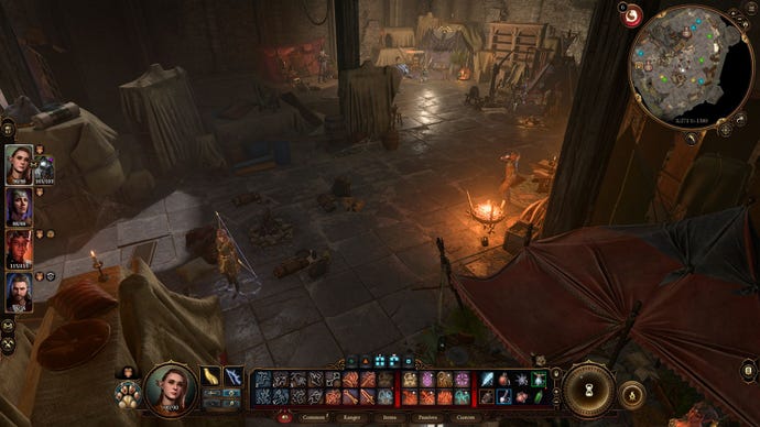 Standing in Camp in Baldur's Gate 3