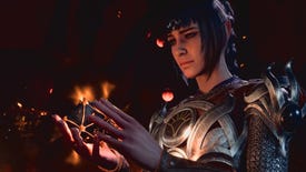 Shadowheart holds a glowing magical object in Baldur's Gate 3