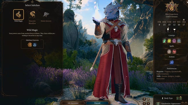 An image of a sorcerer from Baldur's Gate 3.