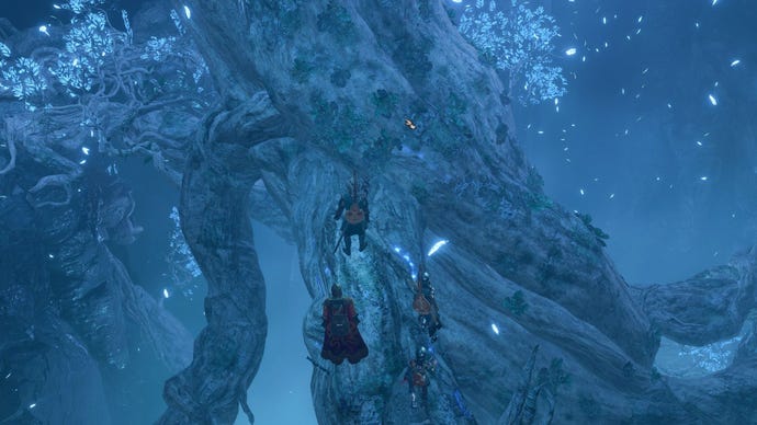 A view of the Susser Tree in Baldur's Gate 3.