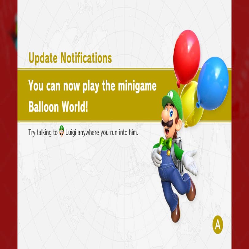 Super Mario Odyssey will get a free Balloon hunt mode