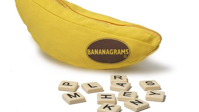 Bananagrams board game artwork