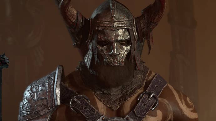Barbar aus nächster Nähe in Diablo 4