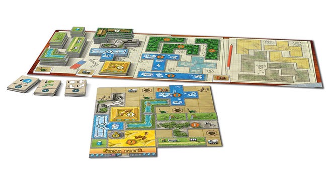 Barenpark beginner board game gameplay layout