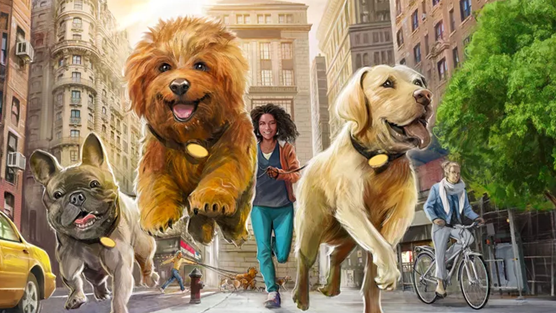 These dogs need walking in the Bark Avenue board game Dicebreaker