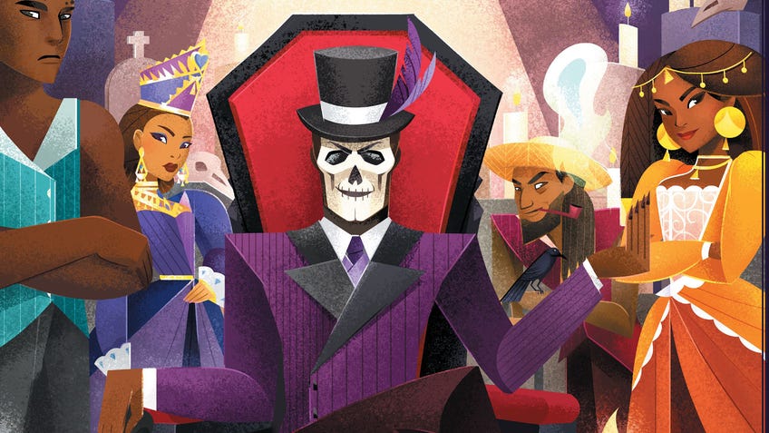 Baron Voodoo board game artwork
