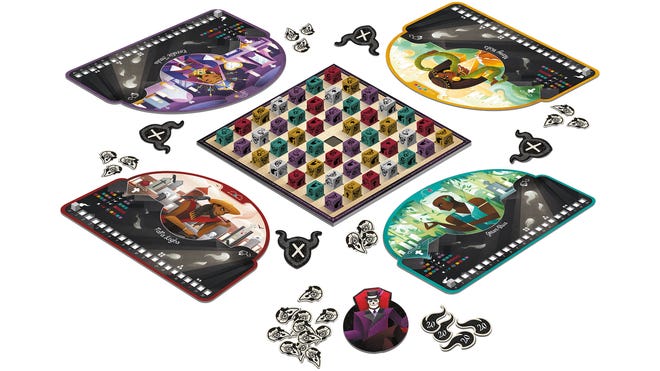 Baron Voodoo board game layout