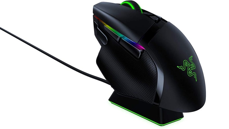 a razer basilisk ultimate wireless gaming mouse with rgb