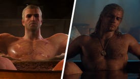 Exclusive: The Witcher TV show's bathtub Geralt vs. The Witcher 3's bathtub Geralt. Which bath is best?